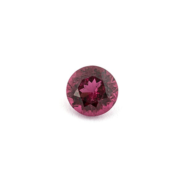 Tourmaline, pink, faceted, round, 7 mm
